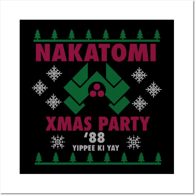 Nakatomi xmas party '88 Wall Art by SuperEdu